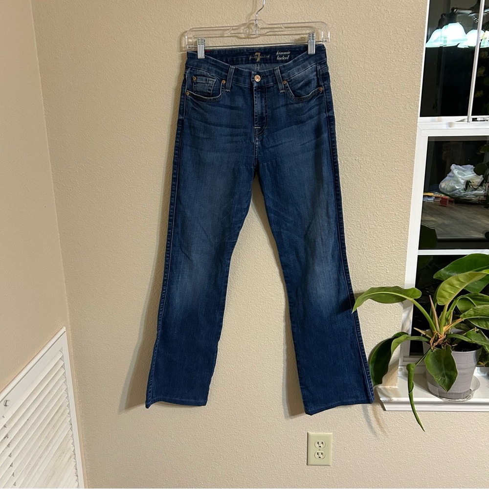 7 for all mankind women’s kimmie bootcut jeans western 7FAM punchy 90s
